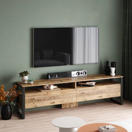 Hanah Home Ml19-A Mueble de TV Pino Atlántico